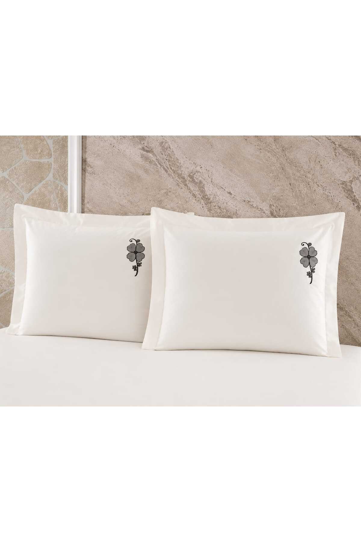 Clover Punch Nakışlı 6 Parça 0 Pamuk Çift Kişilik Nevresim Set